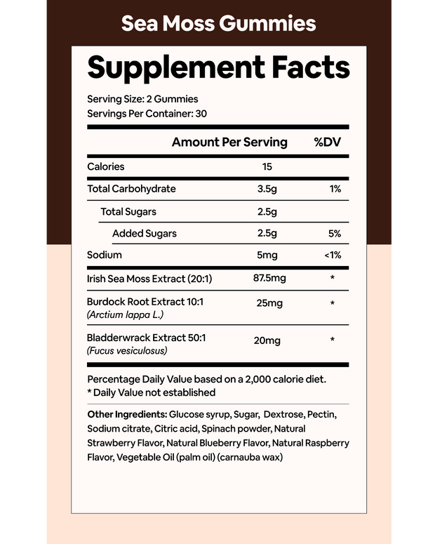 Sea Moss Gummies